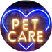 Pet Care Vet Grooming Heart LED Neon Light Sign - Way Up Gifts