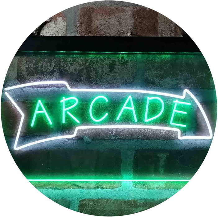 Game Room Arcade Down Arrow LED Neon Light Sign - Way Up Gifts