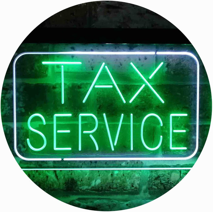 Tax Service LED Neon Light Sign - Way Up Gifts