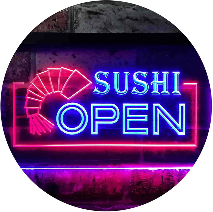 Sushi Open LED Neon Light Sign - Way Up Gifts