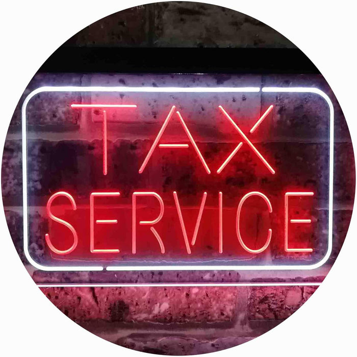 Tax Service LED Neon Light Sign - Way Up Gifts