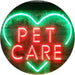 Pet Care Vet Grooming Heart LED Neon Light Sign - Way Up Gifts