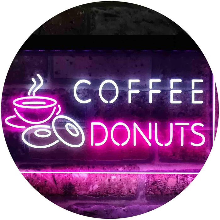 Coffee Donuts LED Neon Light Sign - Way Up Gifts