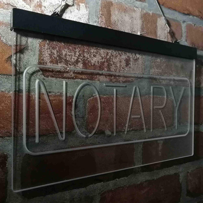 Notary LED Neon Light Sign - Way Up Gifts