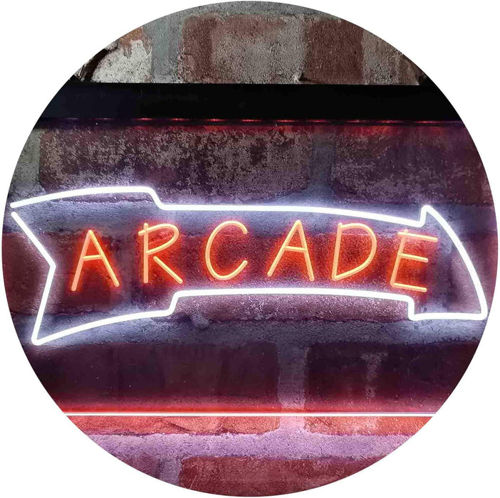 Game Room Arcade Down Arrow LED Neon Light Sign - Way Up Gifts