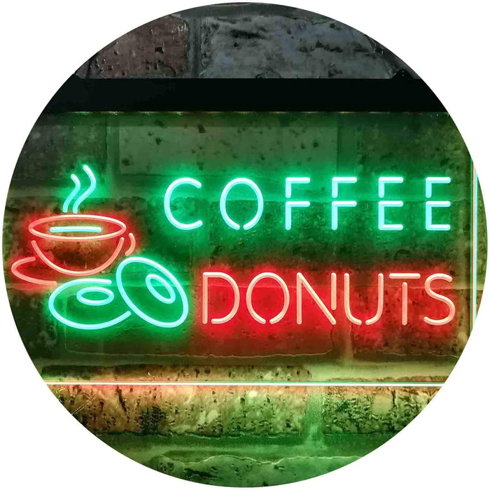 Coffee Donuts LED Neon Light Sign - Way Up Gifts