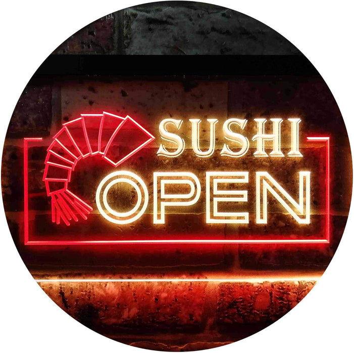 Sushi Open LED Neon Light Sign - Way Up Gifts