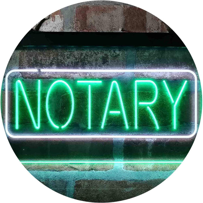 Notary LED Neon Light Sign - Way Up Gifts