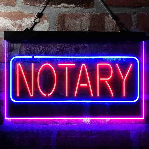 Notary LED Neon Light Sign - Way Up Gifts