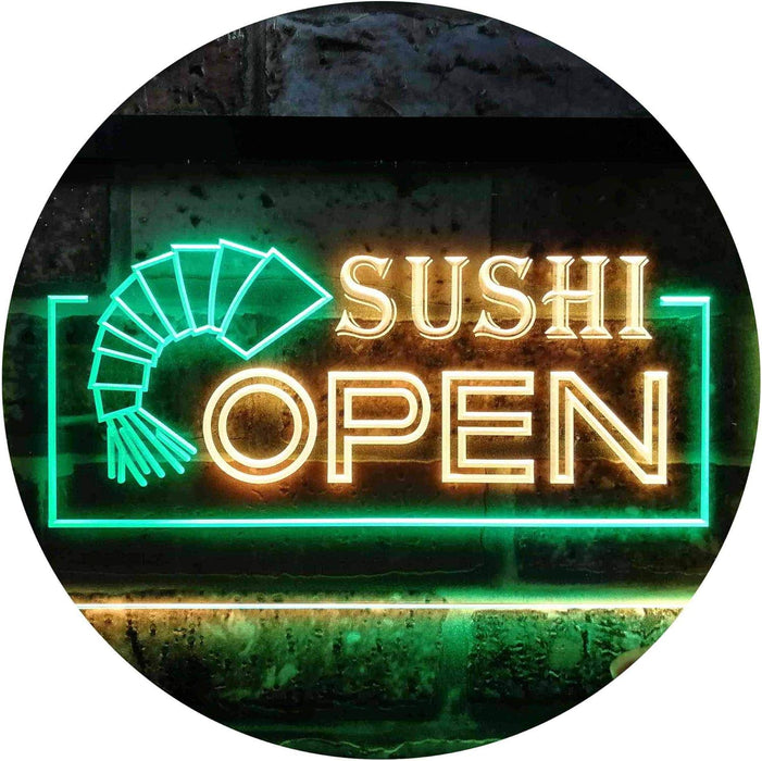 Sushi Open LED Neon Light Sign - Way Up Gifts