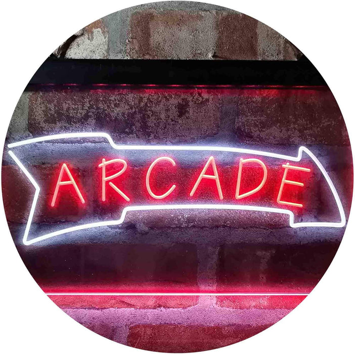 Game Room Arcade Down Arrow LED Neon Light Sign - Way Up Gifts