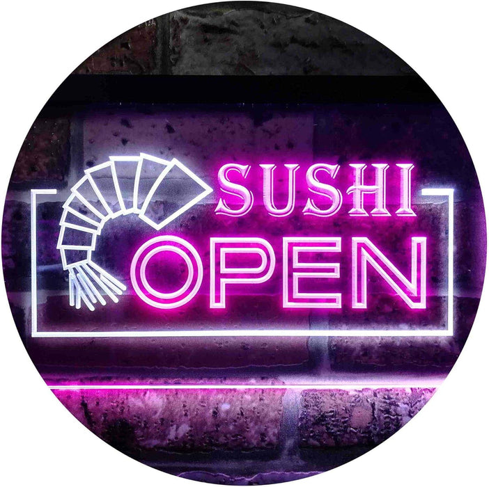 Sushi Open LED Neon Light Sign - Way Up Gifts