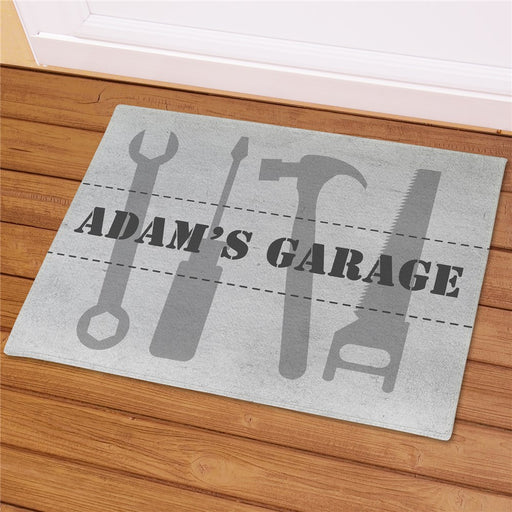 Tools Personalized Doormat - Custom Workshop or Garage Entry Mat - Way Up Gifts