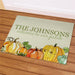 Welcome to Our Patch Personalized Doormat - Custom Fall Welcome Mat - Way Up Gifts