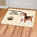Spoiled Here Personalized Doormat - Custom Pet Name Welcome Mat - Way Up Gifts
