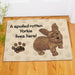 Yorkie Spoiled Here Personalized Doormat - Custom Dog Breed Welcome Mat - Way Up Gifts