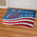 4th of July Personalized Doormat - Custom Independence Day Welcome Mat - Way Up Gifts