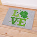Shamrock Love Personalized Doormat - Custom St. Patrick's Day Mat - Way Up Gifts