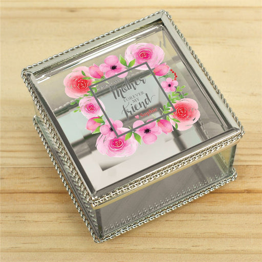 Personalized First My Mother Forever My Friend Jewelry Box - Custom Gift - Way Up Gifts