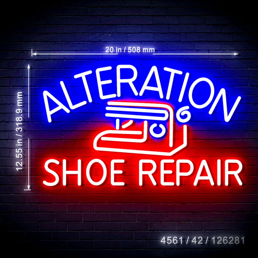 Alteration Shoe Repair Ultra-Bright LED Neon Sign w/ Remote - Way Up Gifts