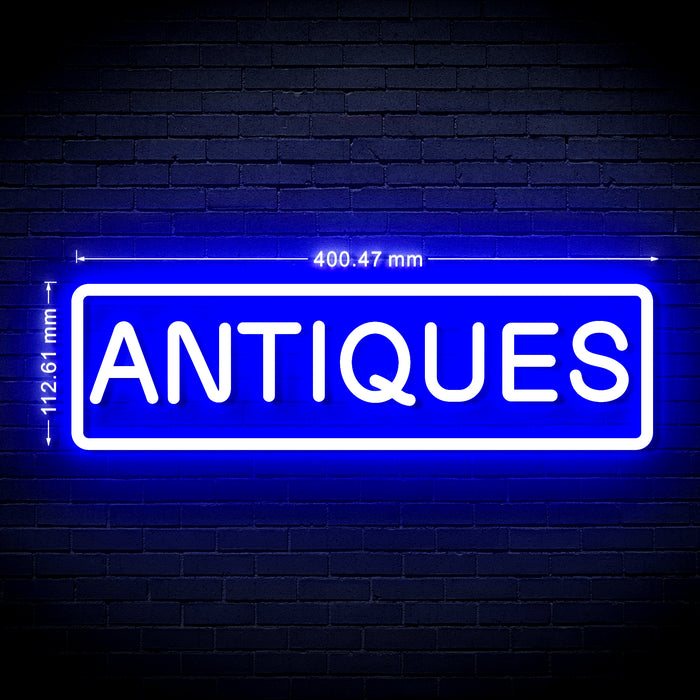 Antiques Flex Silicone LED Neon Sign - Way Up Gifts