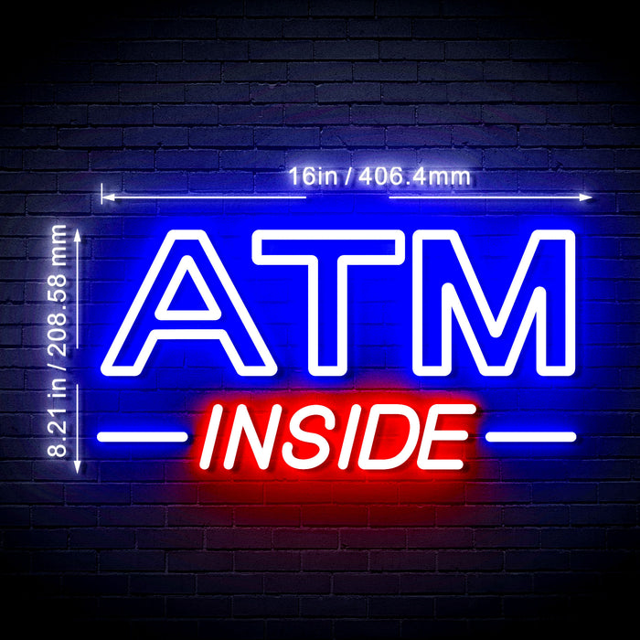 ATM Inside Flex Silicone LED Neon Sign - Way Up Gifts