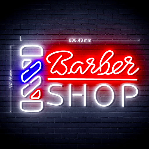 Barber Shop Pole Ultra-Bright LED Neon Sign w/ Remote - Way Up Gifts