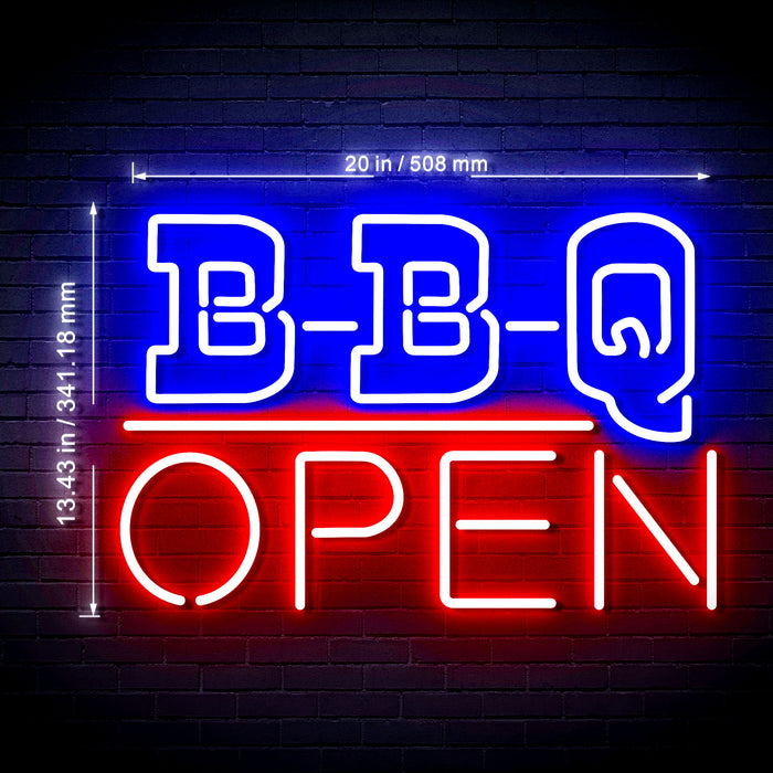 Open BBQ Ultra-Bright LED Neon Sign - Way Up Gifts