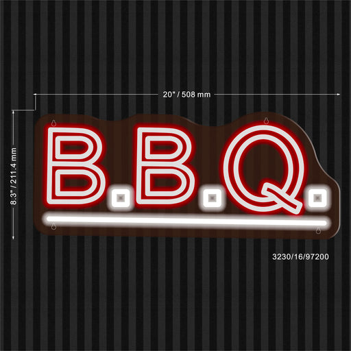 BBQ Ultra-Bright LED Neon Sign w/ Remote - Way Up Gifts