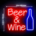 Beer Wine Flex Silicone LED Neon Sign - Way Up Gifts