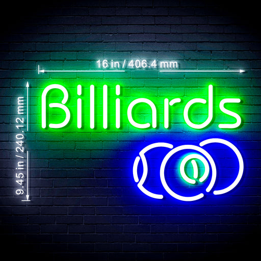 Pool Billiards Flex Silicone LED Neon Sign - Way Up Gifts