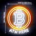 Bitcoin ATM Here Flex Silicone LED Neon Sign - Way Up Gifts