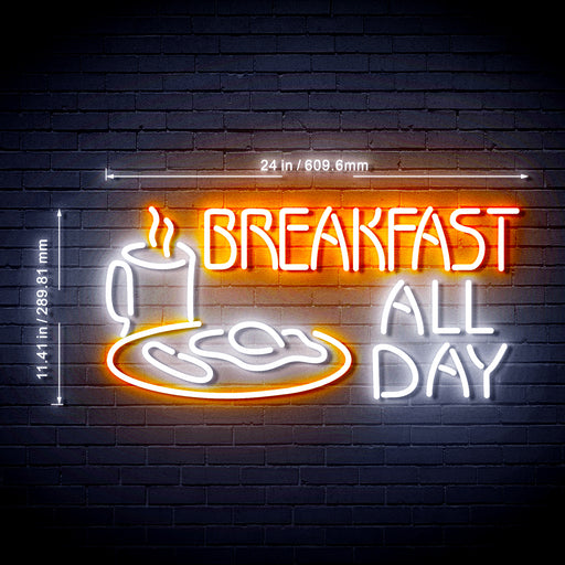 Breakfast All Day Ultra-Bright LED Neon Sign - Way Up Gifts