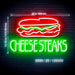 Cheesesteaks Ultra-Bright LED Neon Sign w/ Remote - Way Up Gifts