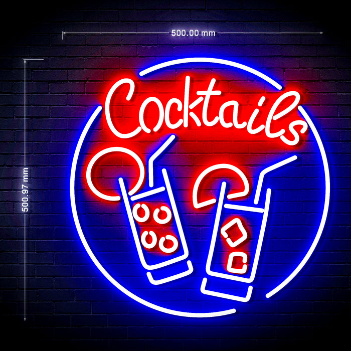 Cocktails Ultra-Bright LED Neon Sign - Way Up Gifts