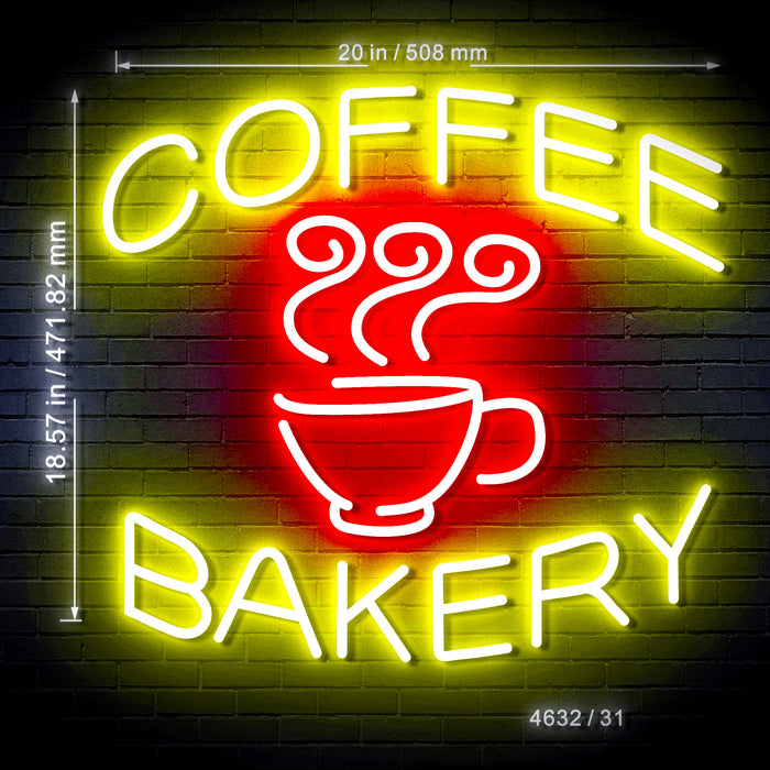 Coffee Bakery Shop Ultra-Bright LED Neon Sign - Way Up Gifts