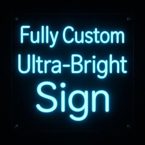 [Not Sold Out] Request a Quote for a Custom Ultra-Bright LED Sign w/ Remote (Neon-Style, LED Technology) - Way Up Gifts