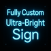 [Not Sold Out] Request a Quote for a Custom Ultra-Bright LED Sign w/ Remote (Neon-Style, LED Technology) - Way Up Gifts