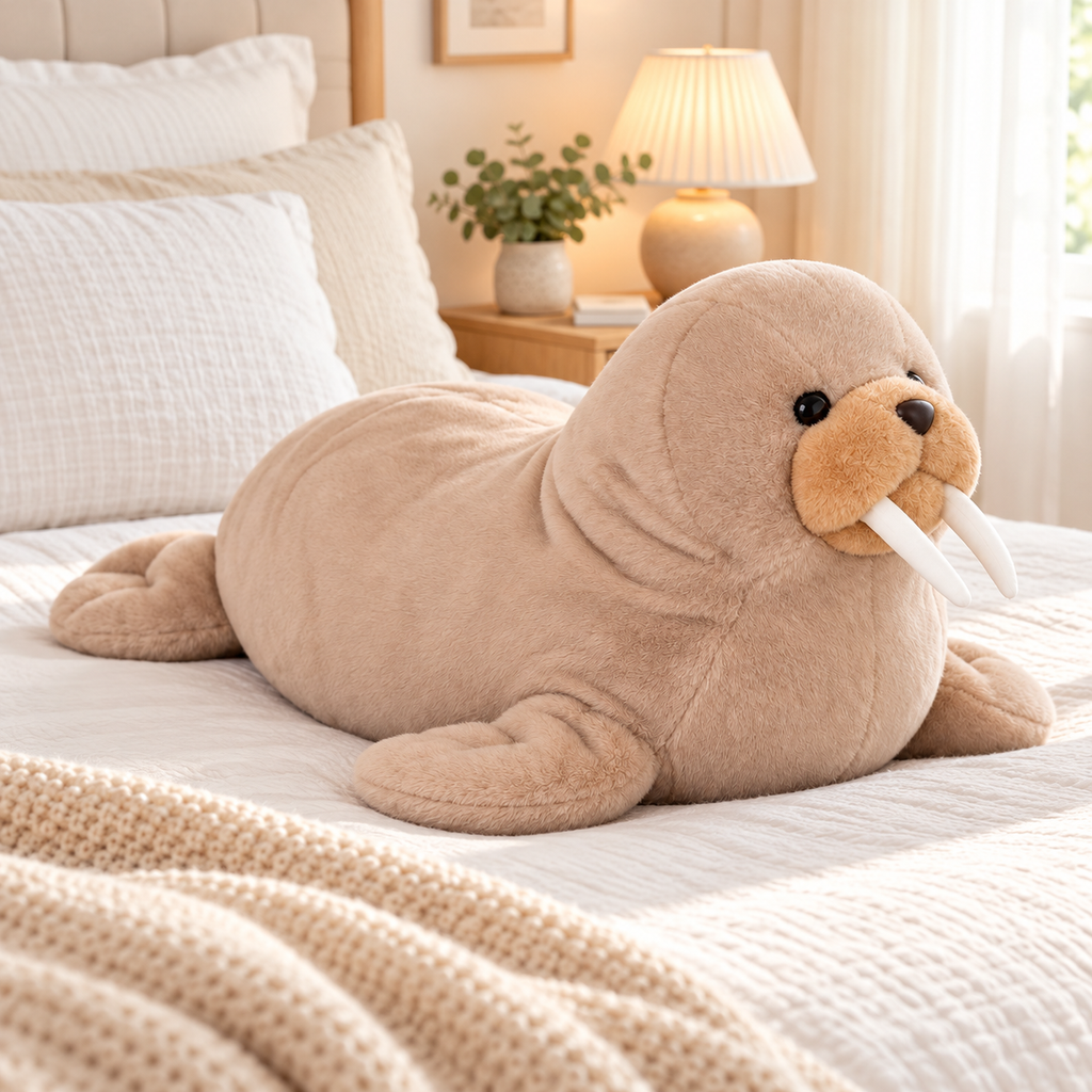 Big Walrus Stuffed Animal Soft Plush Toy