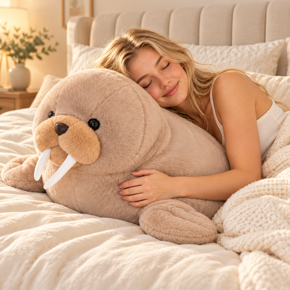 Big Walrus Stuffed Animal Soft Plush Toy