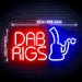 Head Shop Dab Rigs Flex Silicone LED Neon Sign - Way Up Gifts