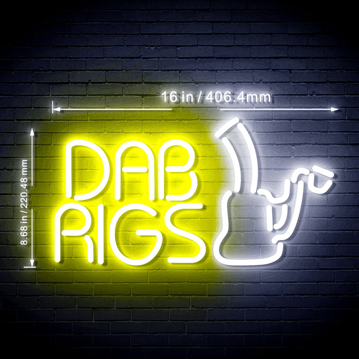 Head Shop Dab Rigs Flex Silicone LED Neon Sign - Way Up Gifts