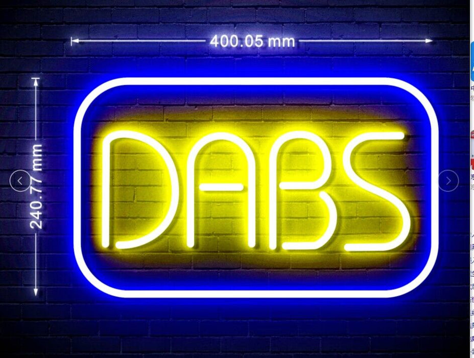 Medical Marijuana Dabs Flex Silicone LED Neon Sign - Way Up Gifts