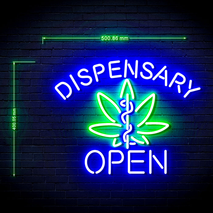 Open Medical Marijuana Dispensary Ultra-Bright LED Neon Sign - Way Up Gifts