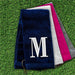 Embroidered Initial Golf Towel - Personalized Monogram Gift - Way Up Gifts