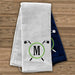 Personalized Golf Towel with Golf Clubs and Initial - Embroidered - Way Up Gifts