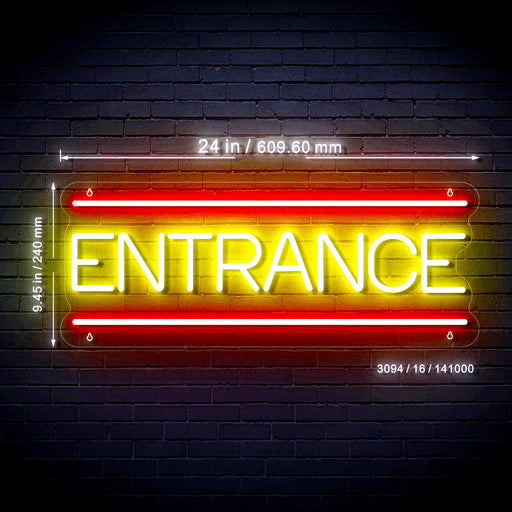 Entrance Ultra-Bright LED Sign with Remote (Neon-Style, LED Technology) - Way Up Gifts