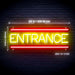 Entrance Ultra-Bright LED Sign with Remote (Neon-Style, LED Technology) - Way Up Gifts