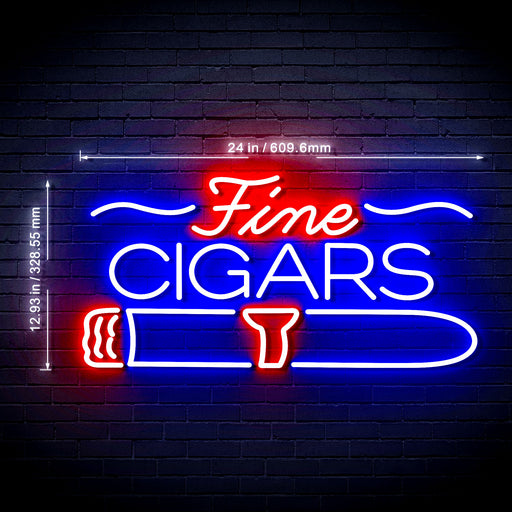 Fine Cigars Ultra-Bright LED Neon Sign - Way Up Gifts