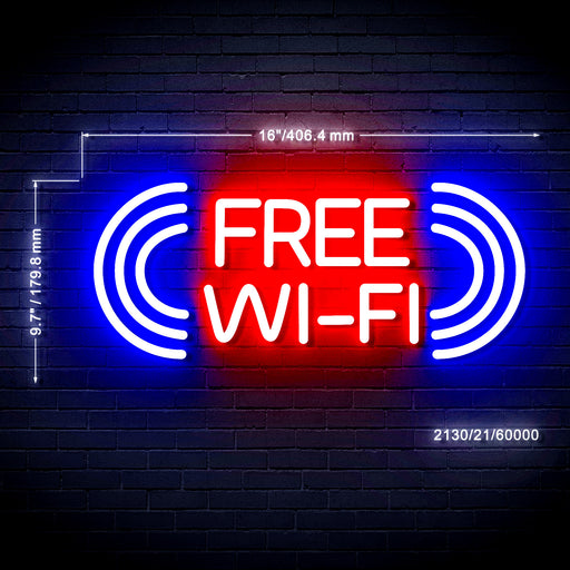 Internet Free Wi-Fi Flex Silicone LED Neon Sign - Way Up Gifts